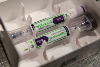 Two 5 mg Zepbound injection pens sit in a case